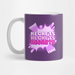 Funny Regrets Remorse Cartoon YOLO Blast Mug